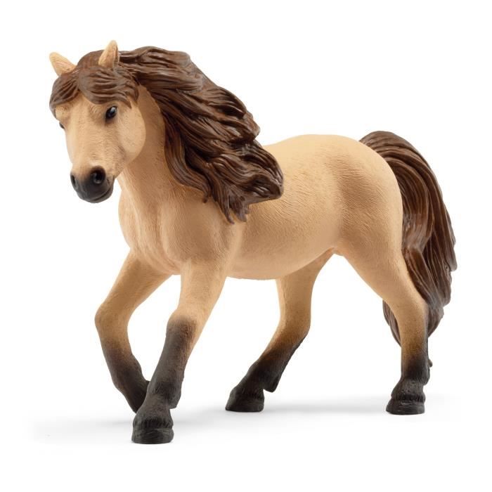 Box Avec Poney Icelandais - Extension Ferme Educative, Coffret Schleich Avec 1 Box Et 1 Figurine Poney, Pour Enfants Dès 3 Ans -