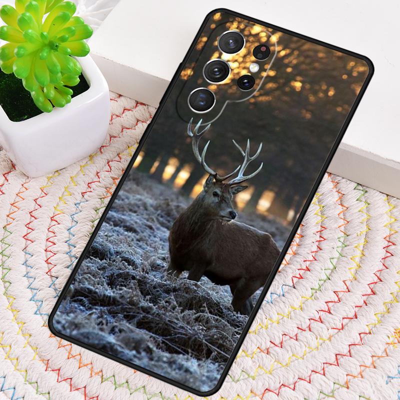 Stag Male Reindeer Nature TPU Phone Case For Samsung Galaxy note 10 pro S26 S25 S24 S23 S22 Ultra Plus S21 FE S20 Cover