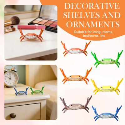 Porte-stylo Crabe Support de Rangement Ornement de Bureau Créatif