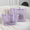 Mesh Beach Bag for Women, Sand-proof Waterproof Large Mesh Tote Bag, Swimming Pool Beach Toy Shoulder Pouch, Travel Vacation Cruise Essentials