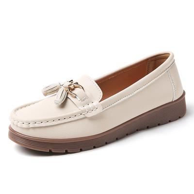 Damskie modne casualowe nowe buty płaskie ze 100% skóry naturalnej, skórzane buty, mokasyny wulkanizowane buty damskie