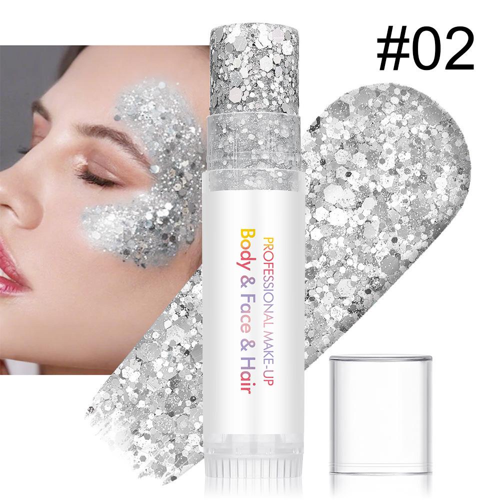 DIAONI Meerjungfrauenschuppen Pailletten Gel für Gesicht, Körper, Lippen und Augen - Buntes polarisiertes Bühnen-Make-up