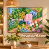 Jigglypuff Custom Name Diamond Painting Personalized 5D Full Drill DIY Diamond Art Home Decor