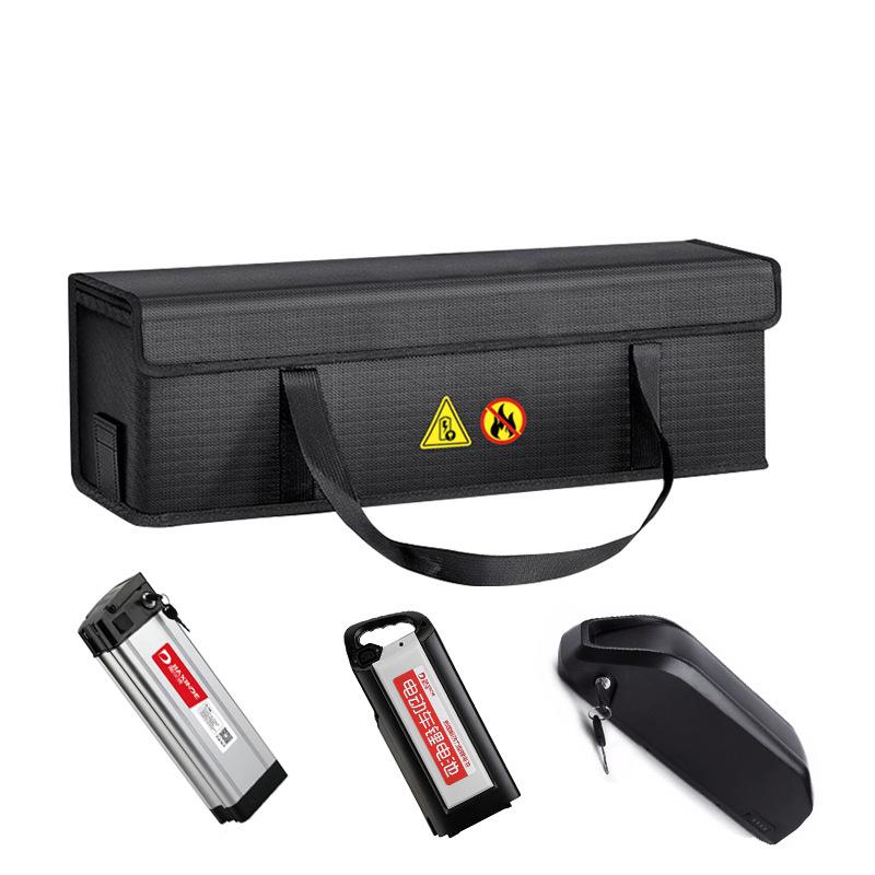 Torba do przechowywania baterii roweru elektrycznego, ognioodporna, przeciwwybuchowa, etui ochronne Lipo do ładowania do e-roweru, wodoodporna torba