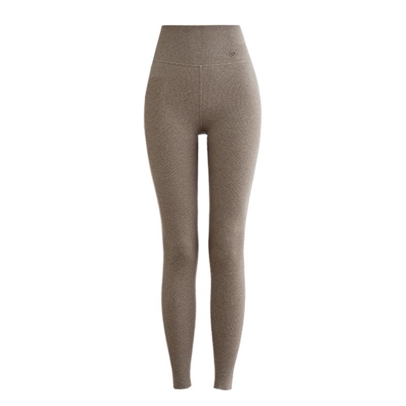 Women's High-Waist Wool Leggings: Warm, Seamless, Thickened, Plus Velvet, Slimming Cotton Pants for Autumn and Winter.