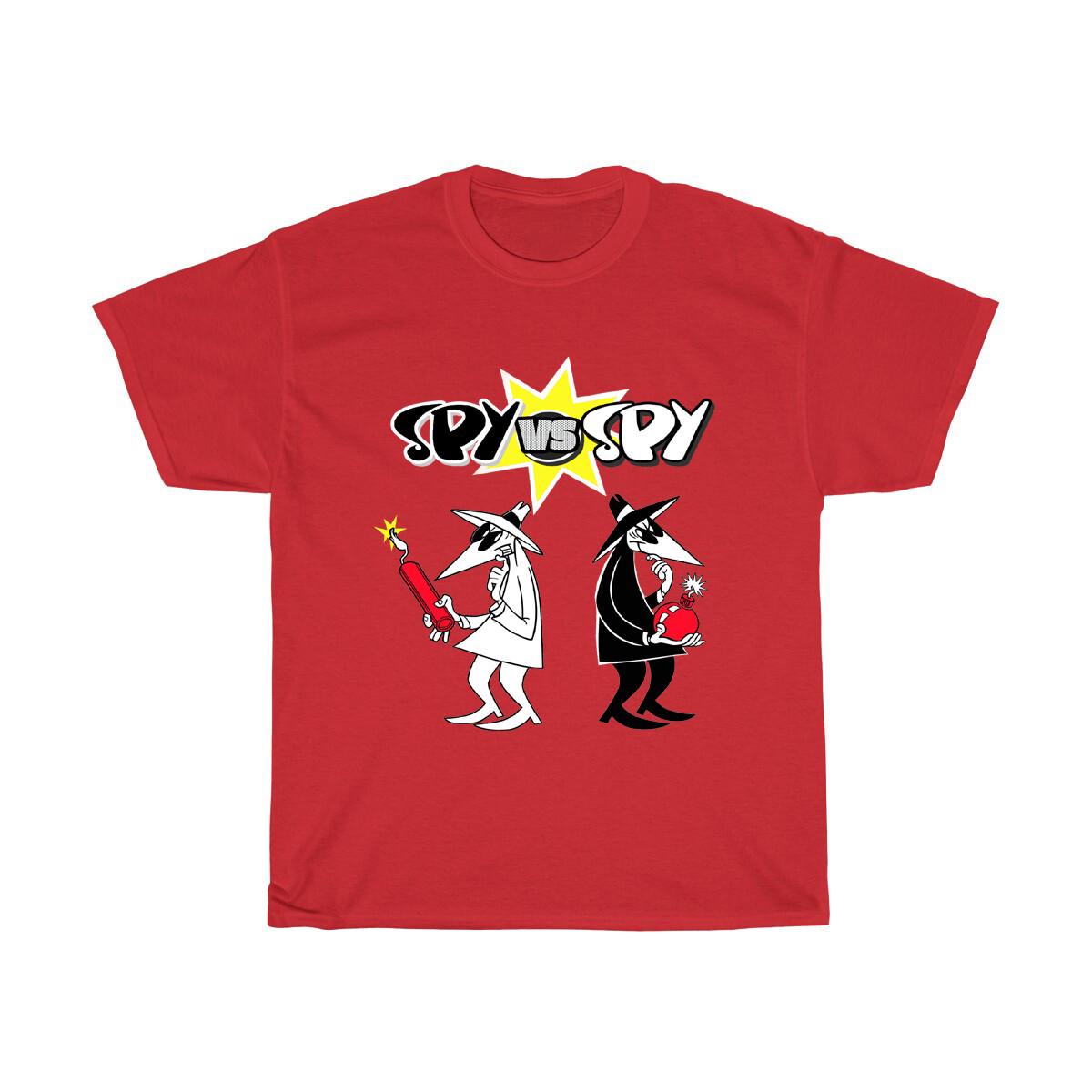 Spy Vs Spy Funny Cartoon Men s Red Size S to 3XL S разноцветный