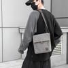 Men's Canvas Crossbody Bag Multifunctional Lightweight Shoulder Bag