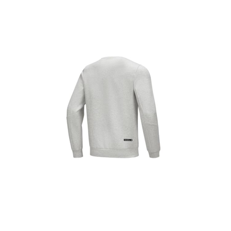 Skechers Comfortable Fashionable Versatile Pullover Long Sleeve Sweatshirt Men sweatshirt Light-White Gray P125M027-0248