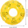 Gadpiparty 5Pcs Mini Swim Rings for Dollhouse - Inflatable Pool Float for Kids Dolls - Baby Pool Toys