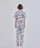 [2Dreamers] Blue Toile Three-Piece Pajama Set-up [Shipped from Korea] 100% Authentic