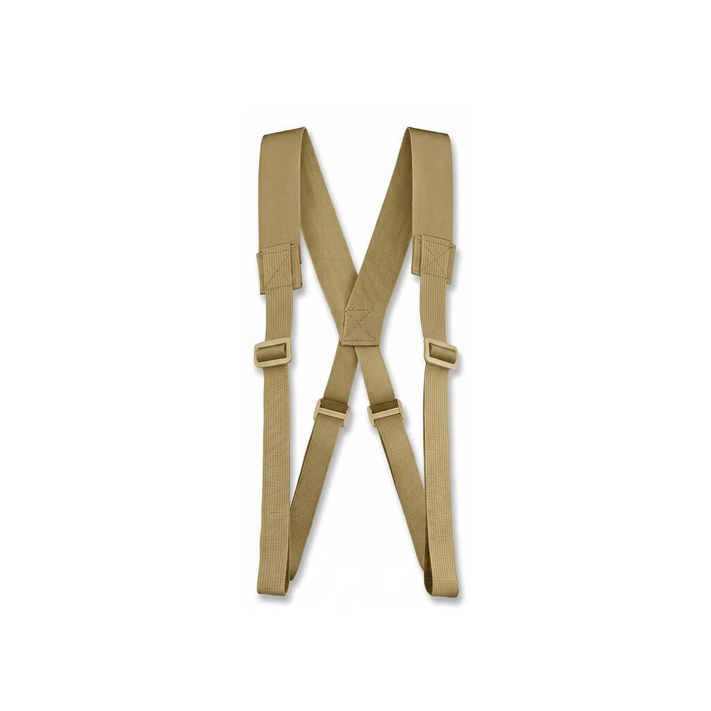 Nylon Breathable Tactical Suspenders Tactical Molle Shoulder Strap Wear Resistant Y Shape Waist Seal Belt Harness Portable 1Pc