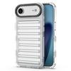 For iPhone 17 Air Case Stripe Design Anti-Slip Detachable TPU+PC Phone Cover