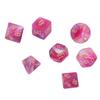 7pcs Polyhedral Dice Set Acrylic Portable Funny Dice Table Game Props for Holiday Party