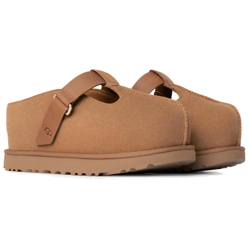 UGG Versatile Comfortable Fashion EVA Anti-Slip Open-Toe Slippers Women slippers Brown 1167550-CHE