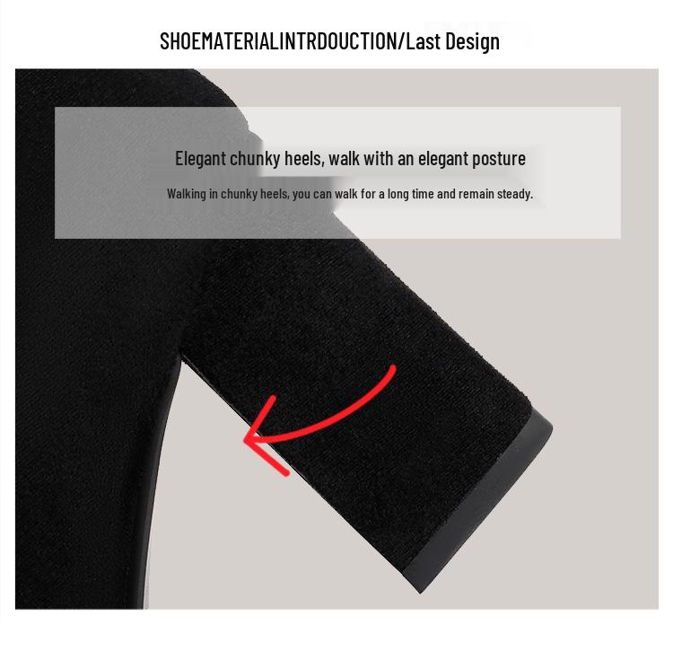 Damenstiefel in Übergröße, High Heel, Runde Spitze, Martin Boots, Klobiger Absatz, Reißverschluss hinten, Leder, Schlankmachende Stiefel für Herbst/Winter 2026.