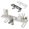 Over Sink Faucet Storage Rack Space-Saving Free Standing Faucet Storage Shelf for Bedroom Adults Interior Family Kitchen Use