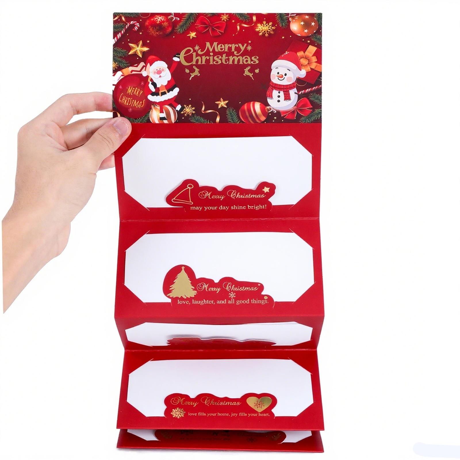 

Christmas Cash Gifts Surprise Envelope Creative Folding Red Envelope Money Or Gift Card Holder Merry Christmas Party Supplies One Size