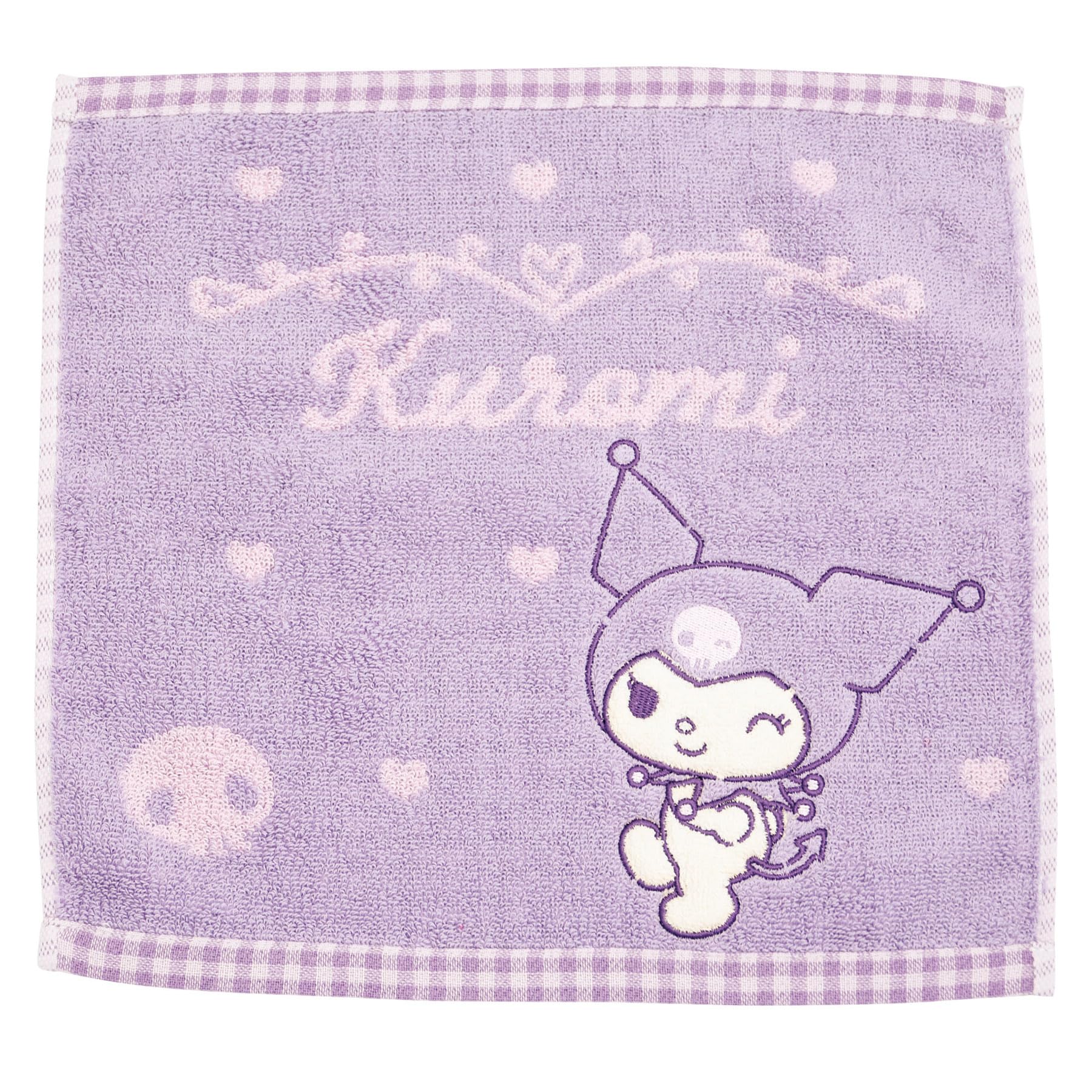 

Marushin Carry Sanrio Kuromi Милый Антибактериальный и 30 x 30 Изделие 3005052600 Полотенце, Череп, Дезодорирующий, 100% Хлопок, Прибл.. см, Номер
