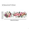 Elegant Floral Wall Decal for Home Decor