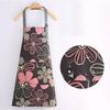 Adjustable Kitchen Cooking Apron, Waterproof Cooking Apron with Pockets, Suitable for Kitchen Baking, Gardening, Barbecues (flow