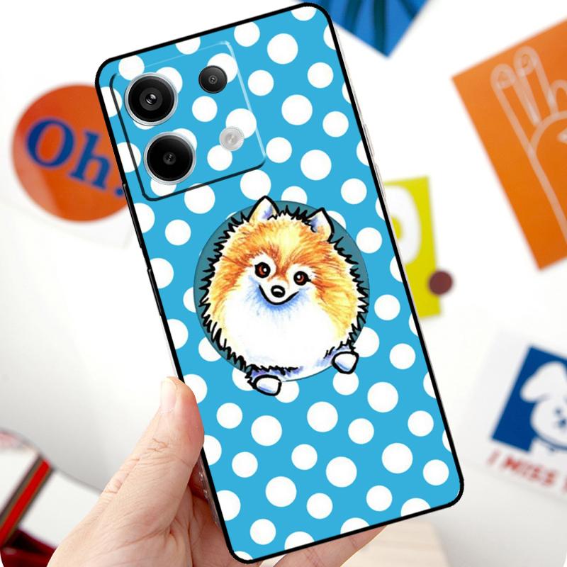 Pomeranian Dog Funda For Xiaomi Redmi Note 11 10 12 13 14 Pro 11S 12S Case For Redmi 15 10C 13C 12C 14C 15C