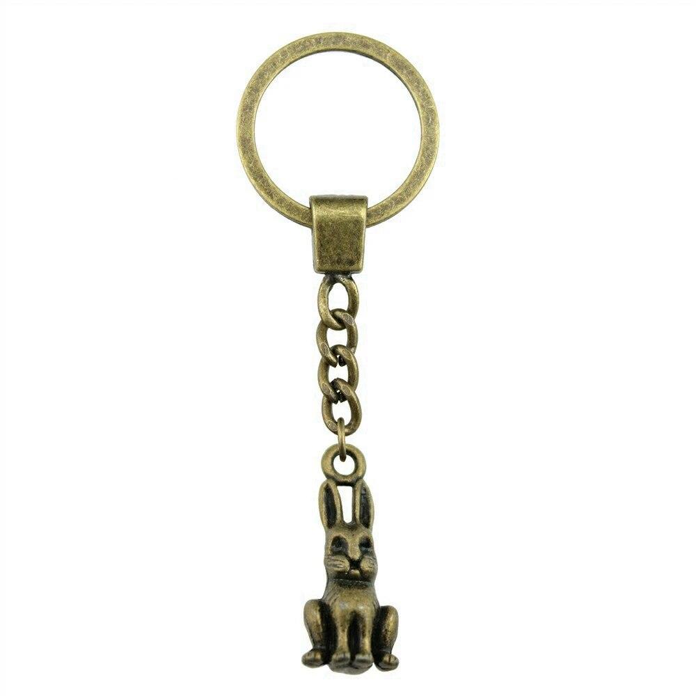 Animal Poultry Keychains Diy Accessories Supplies Jewelry Materials Ring Size 30Mm