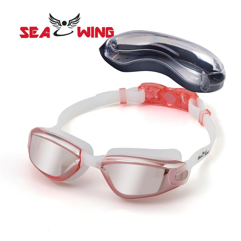 High-definition Swimming Goggles for Adults, Anti-fog Electroplated Swimming Goggles, Myopia Protective Goggles, Silicone Waterproof Swimming Goggles