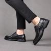 2025 autumn new dress men's casual leather shoes men's leather trend youth small leather shoes British style gentleman shoes