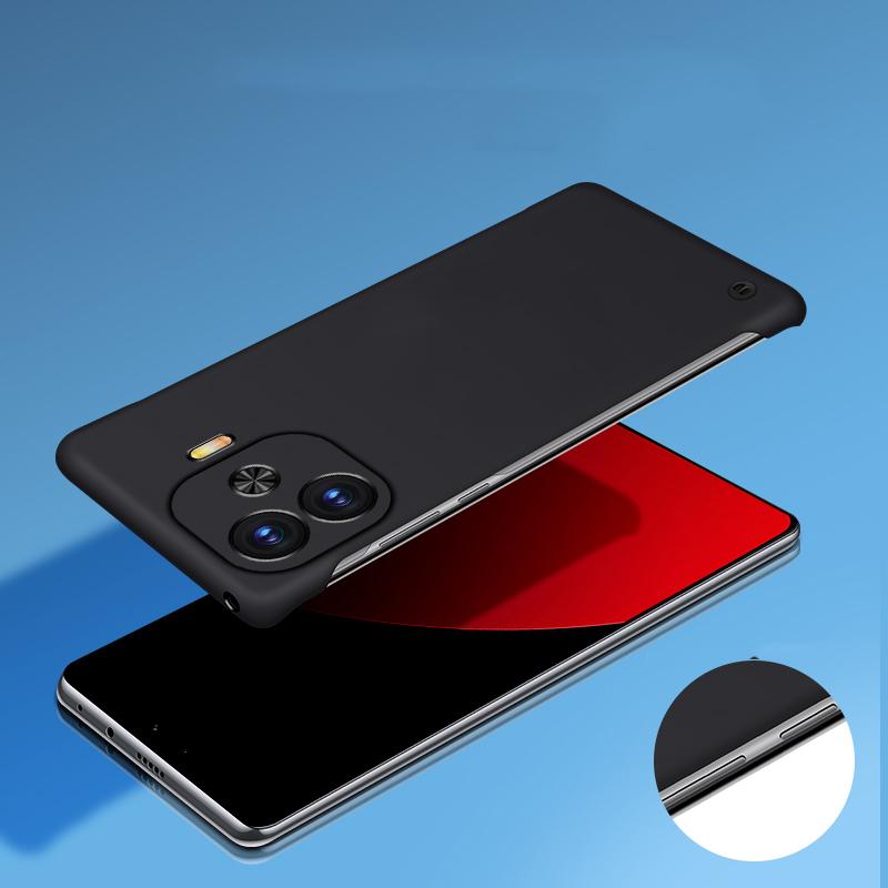 Ultra-thin Frameless Matte Anti-fingerprint PC Case For Vivo iQOO Z9 Turbo Z9X Z8 Z8X Z7 Z7x Pro Shockproof Back Cover Shell