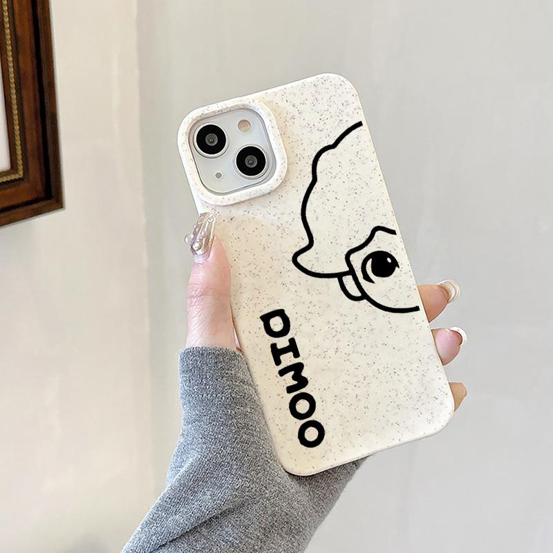 Pouzdra na mobilní telefon pro iPhone 11 13 XR 15 Pro Max 12 14 Pro Max Pouzdro iPhone 16 7 Plus 8 Plus XS Max Rozložitelné a ekologické proti pádu