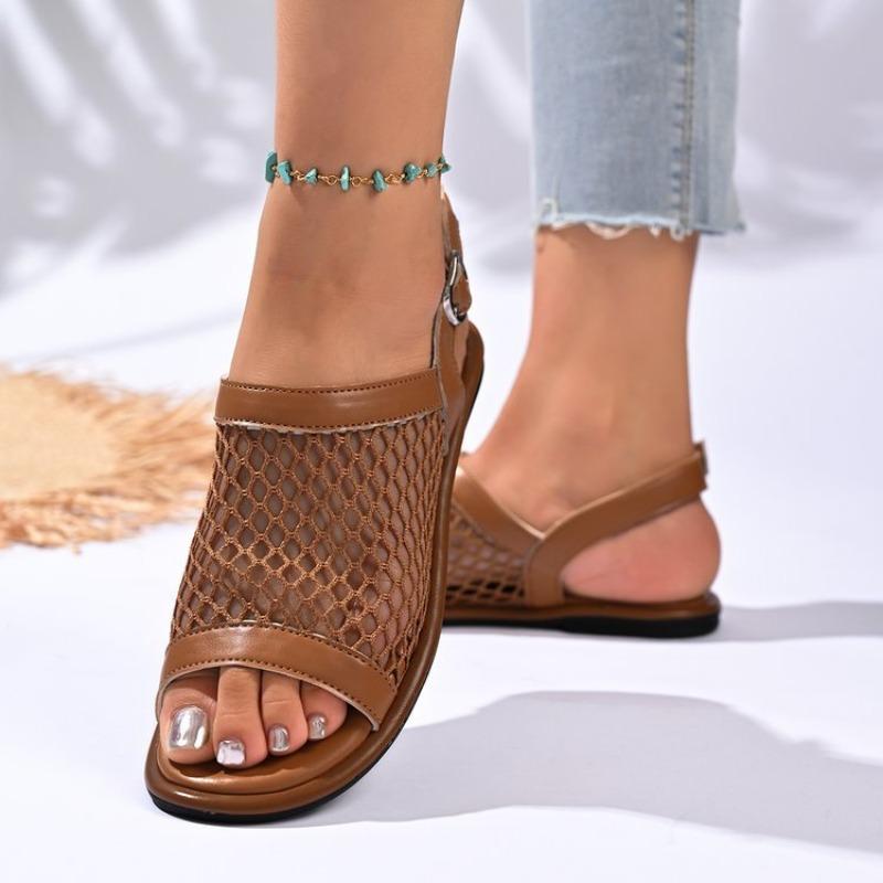 Plus Size Flat Back Strap Sandals