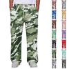 Men's Cargo Pants with 4 Pockets, Elastic Waist with