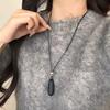 Adjustable Sweater Chain Metal Long Rope Chain Simple Pendant Necklace  Clothing Accessory
