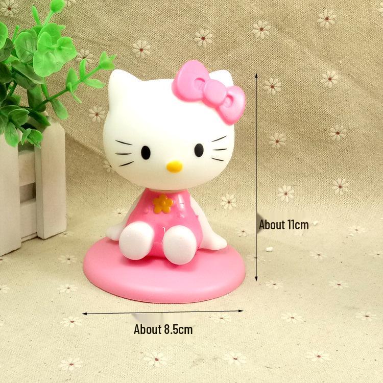 Doraemon & KT Cat & Captain America Wobble Head Cake Topper Decoration