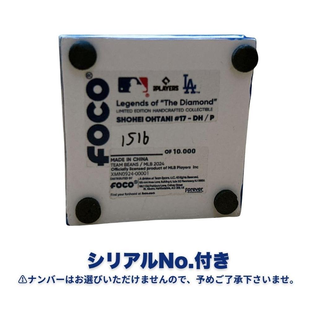 [Limited to 10,000 pieces worldwide] Shohei Ohtani Mini Bobblehead, Official MLB FOCO Merchandise, Figure-Style Dodgers Bubble Head