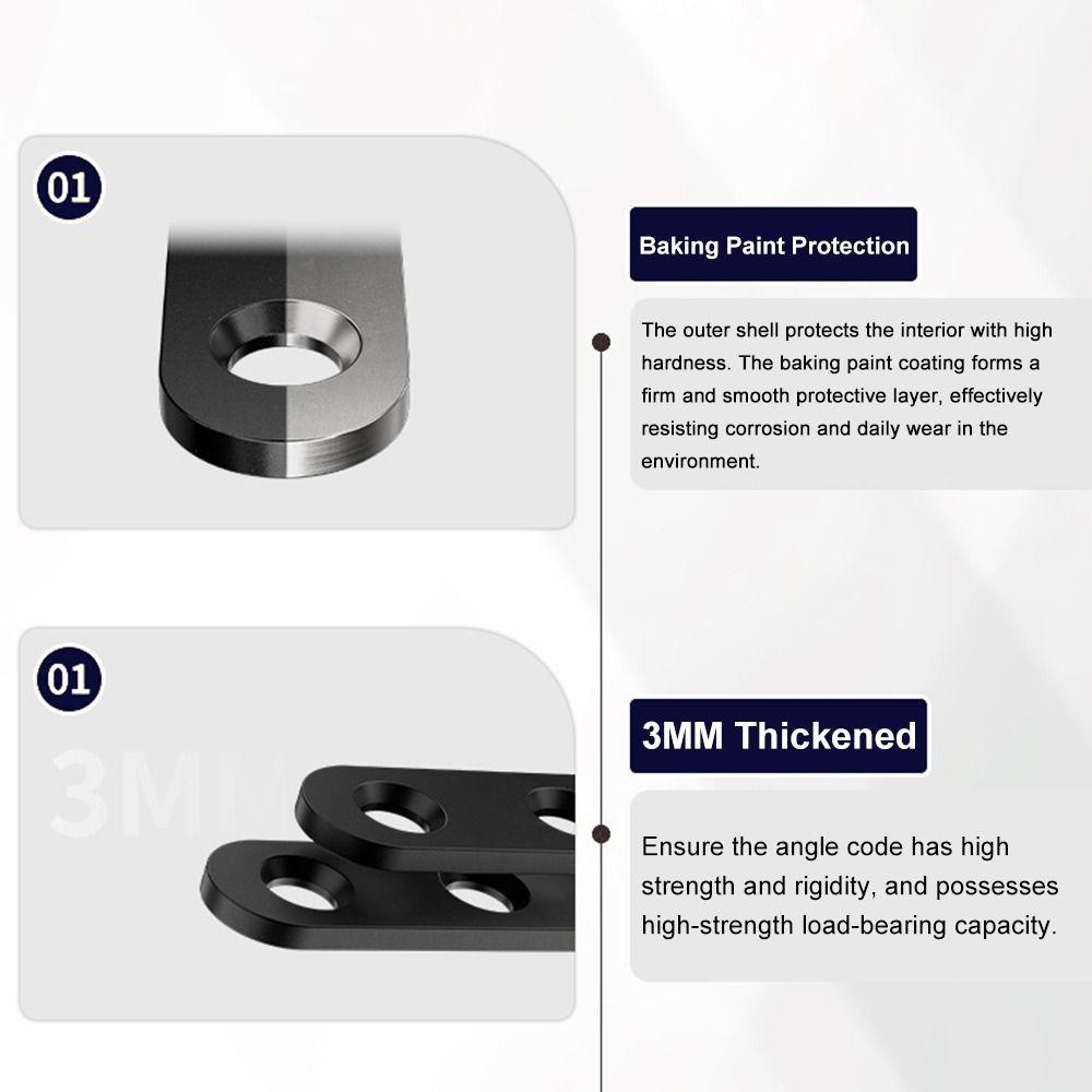 1Pcs 90 Degree Corner Stand L-shaped Mending Plate New Angle Bracket  Furniture Hardware