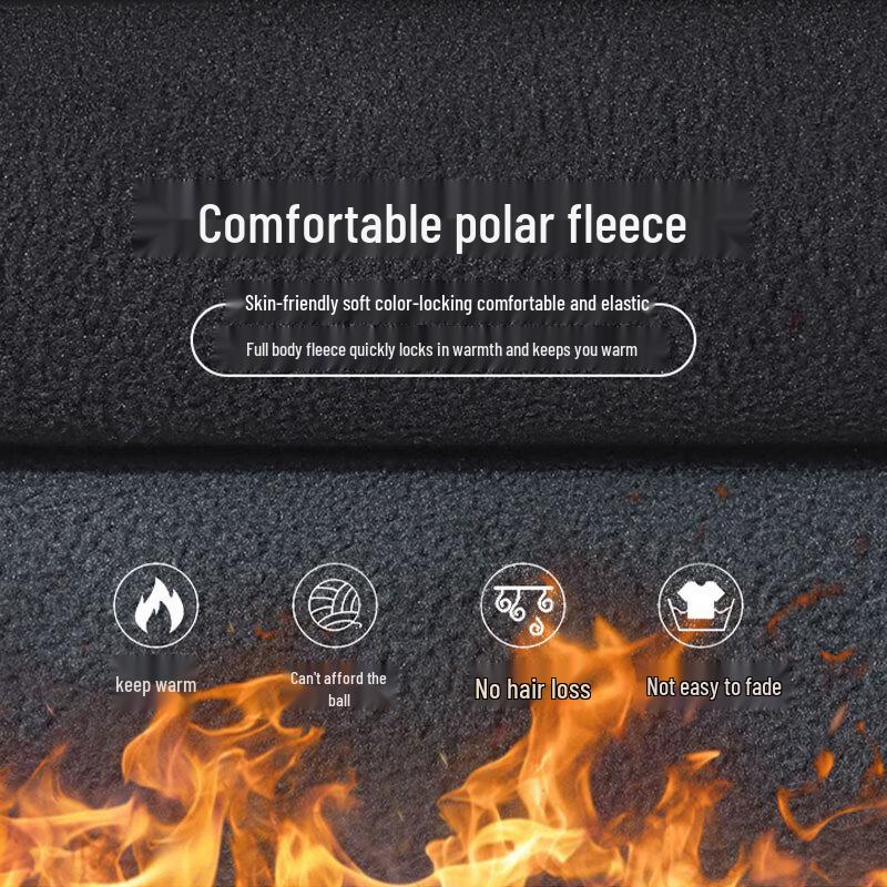 MIIOW Men's Thickened Fleece Stand Collar Jacket