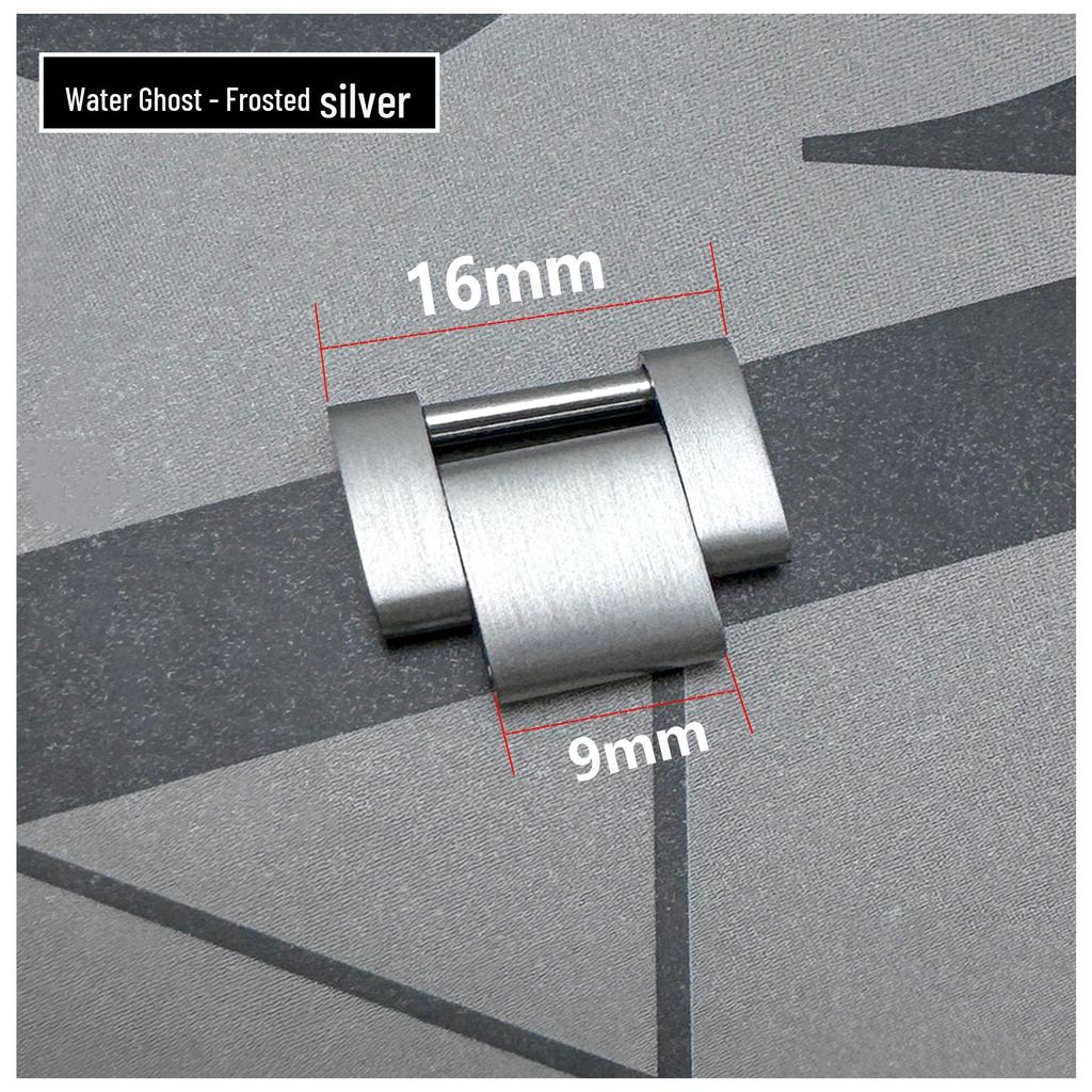 Stainless Steel Watch Band Extension Link - Oyster Datejust and Green Submariner, 16mm