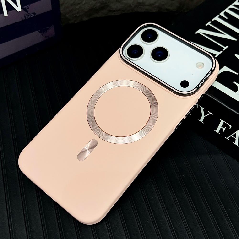 Luxuriöse Matte Harte Bumper Magnetische Hülle Für iPhone 17 16 15 12 13 14 Pro Max Plus Für Magsafe Kabelloses Laden Schutzhülle