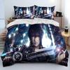 Top Final Fantasy Series Games Cartoon Comforter Bedding Set,Duvet Cover Bed Set Quilt Cover Pillowcase,king Queen Size bedroom
