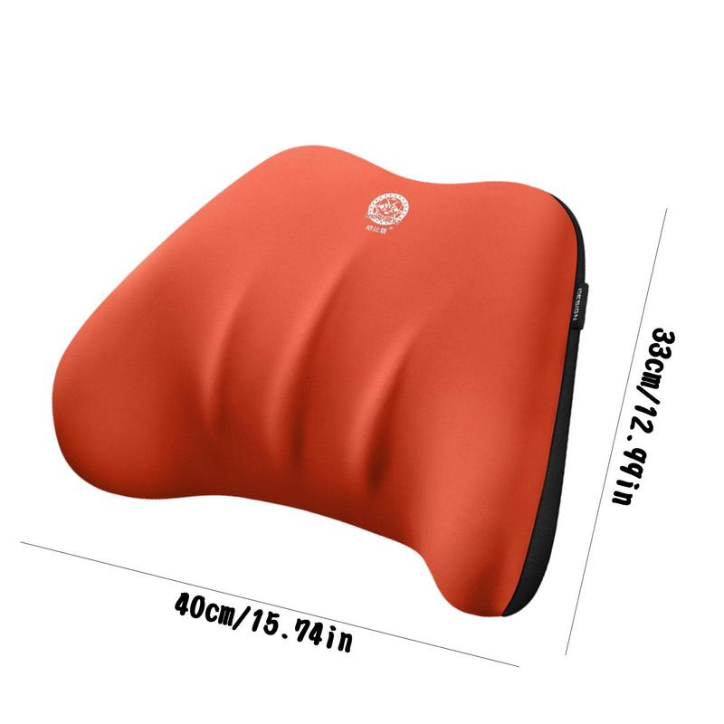 Car Lumbar Cushion Car Waist Support Made Of Memory Foam Memory Foam Seat Back Head Rest Pillow Breathable Support Pillow For