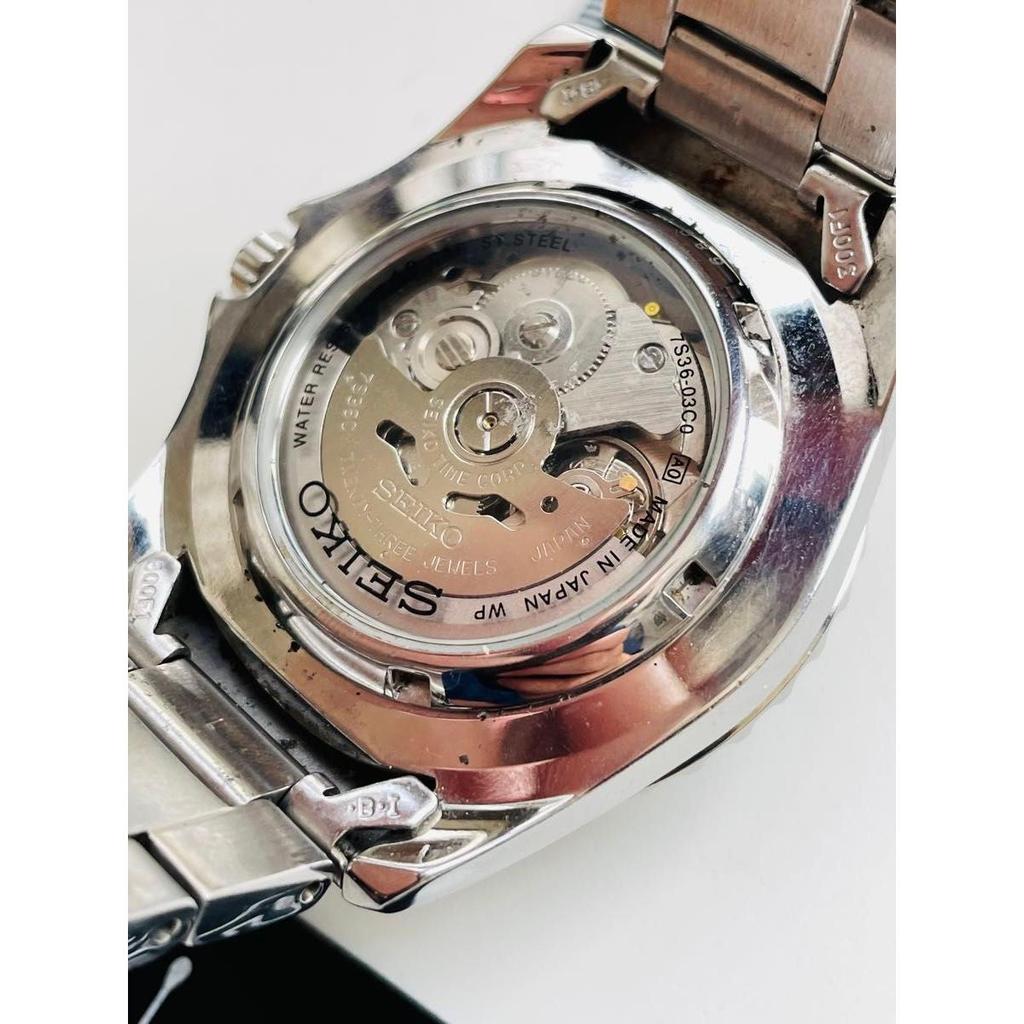 Used Rare Operation confirmed Good condition SEIKO Overseas model 5 sports Back skid 7S36-03C0 23 stones Men's Automatic winding Made in Japan