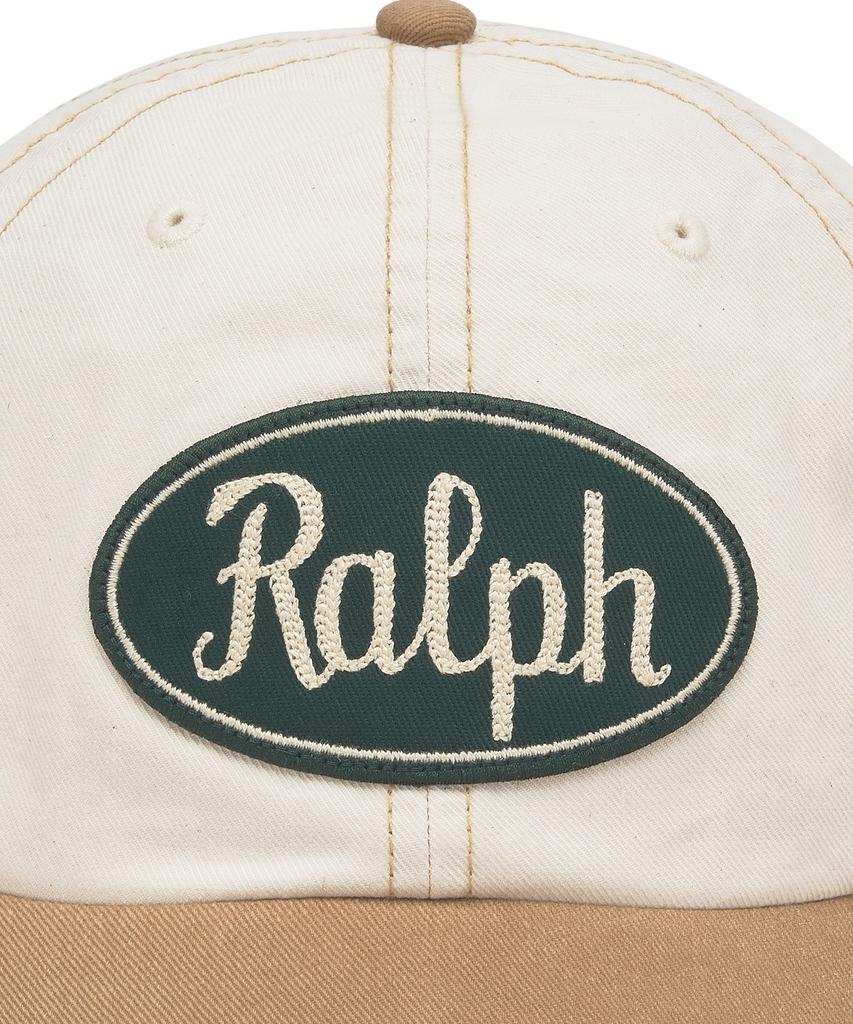 POLO RALPH LAUREN [Werkkleding Capsule] Logo Patch Katoenen Pet - Naturel