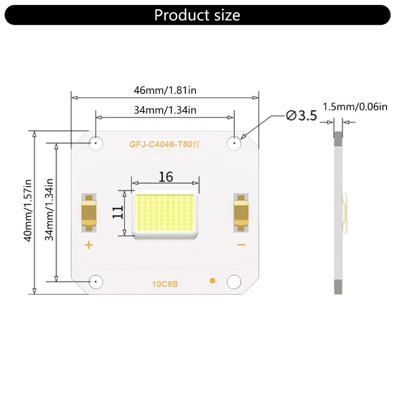 Professional 100W Projectors LED LED Beads 100W LED LED Integrated Beads for Projectors Home Theater Accessories