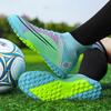 2024 Herren Fußballschuhe Große Größe Ultraleichte Fußballschuhe Jungen Sneakers Rutschfeste AG/TF Fußballschuhe Stiefeletten Unisex