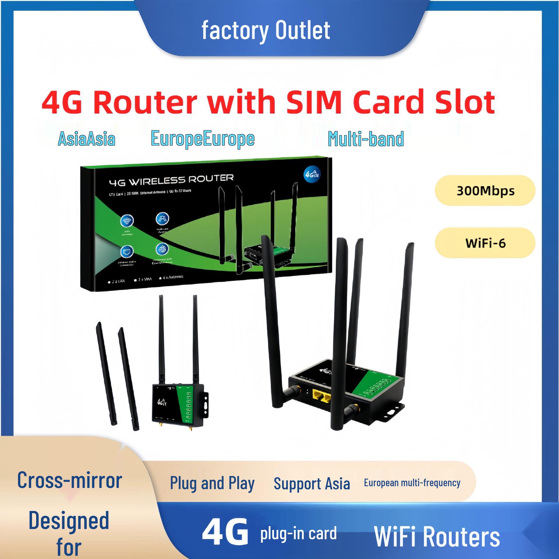 

4G Outdoor Wireless Router with Suction Cup and Detachable 5G Wall-Penetrating Antenna UK Power Adapter