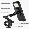 Anti-shake Motorcycle Phone Holder 360° Swivel Waterproof Rearview Mirror Bracket Universal Adjustable Bicycle Phone Stand MTB