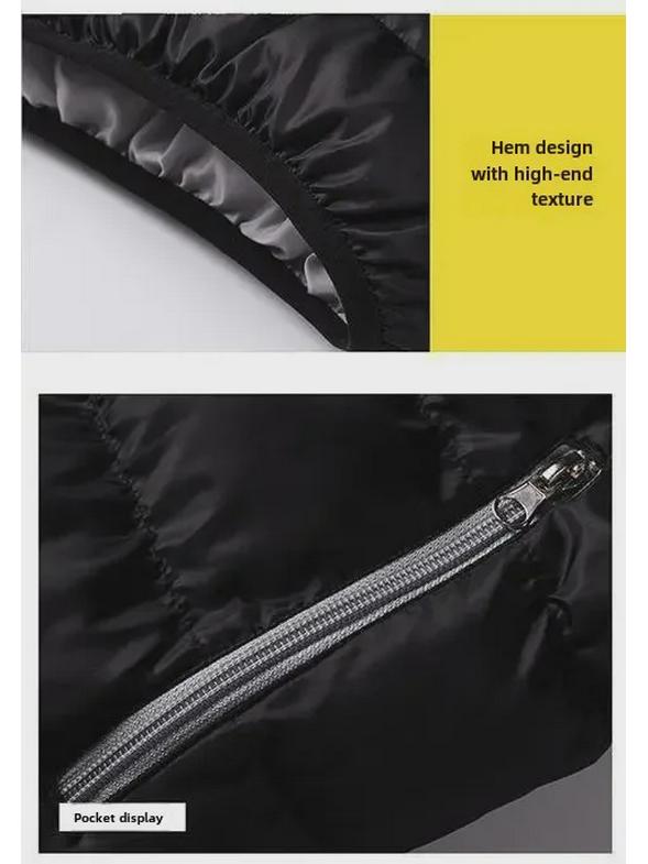 Men's Korean-Style Velvet Winter Cotton Coat - Youth Short Trendy Student Jacket