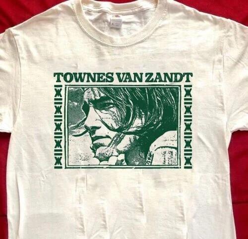 Townes Van Zandt Shirt, Townes Van Zandt White T-shirt S-5XL Unisex T-Shirt L