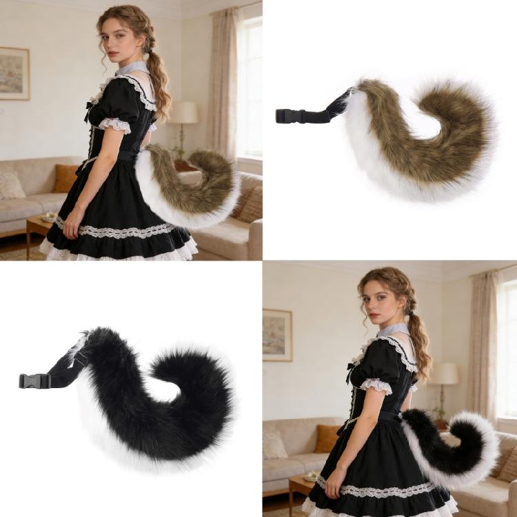 Accessoire de Queue d'Animal Doux et Léger pour Costume Accessoires de Jeu de Rôle Anime Idéal Pour les Fêtes à Thème et les Tenues Créatives
